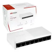 [DS-3E0508D-O] SWITCH PLASTICO HIKVISION DE 8 PUERTOS GIGABIT