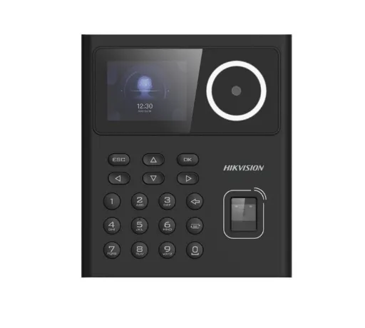 [DS-K1T320MFWX] Terminal Min Moe WiFi de Huella, Facial y Tarjetas MIFARE, para Control de Acceso o Asistencia, 500 rostros y 1,000 Huellas/Tarjetas