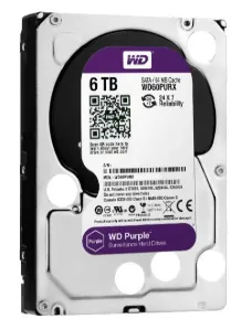 [WD64PURZ] Disco rígido WD de 6 TB SATA p/DVR/NVR purple