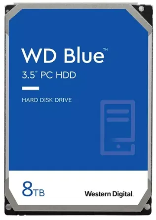 [214067] HD 8TB WD BLUE 3.5 SATA 5640RPM 256MB