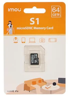 [ST2-64-S1] Tarjeta Micro SD IMOU 64 GB