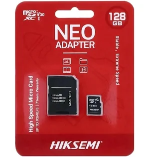 [HS-TF-D1(STD)/128G7WW] MICROSD HIKVISION 128GB CLASE 10 D1 C/ADAPTADOR SD