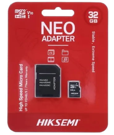 [HS-TF-C1-256GB] MicroSD HIKVISION 256GB Clase 10 D1 C/ADAPTADOR SD