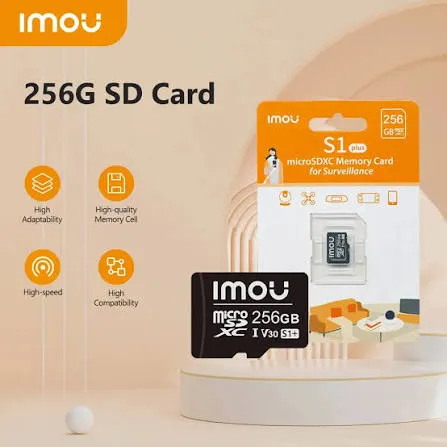[ST2-256-S1] Tarjeta Micro SD IMOU 256 GB